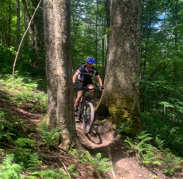 Doctor Kyser mountain biking